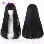 AS Long Straight Synthetic Wig