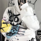 Gothic  Cartoon Hoodie