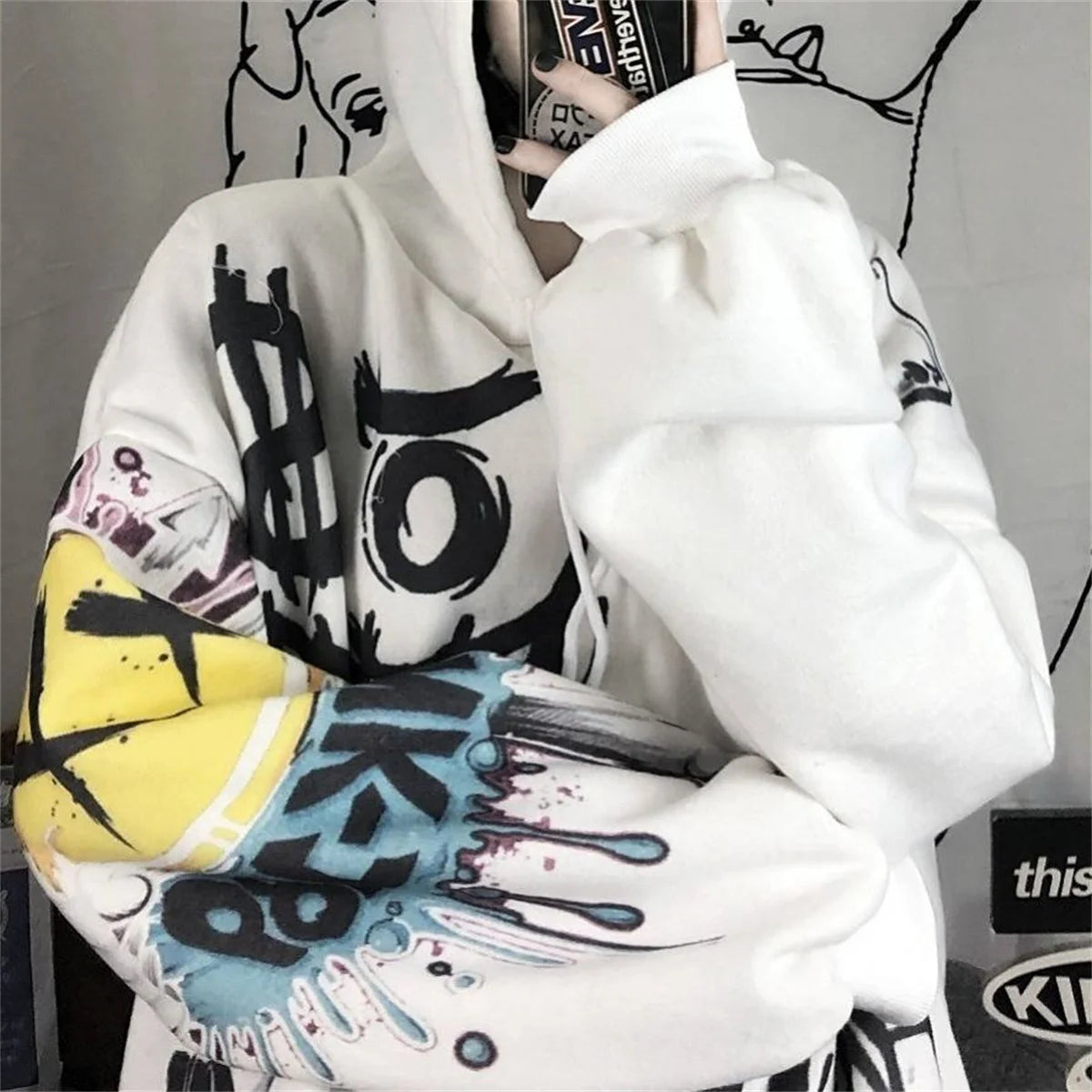 Gothic  Cartoon Hoodie