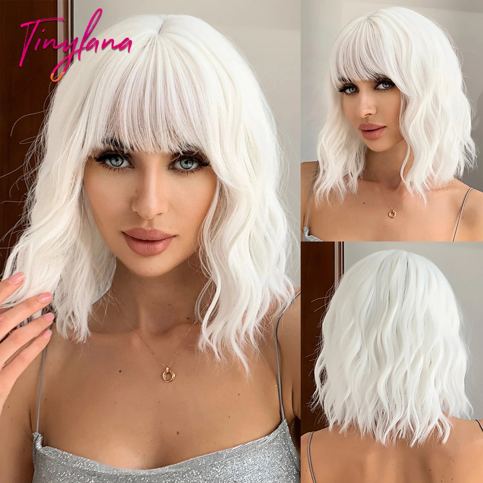 Short  Wavy Synthetic Wigs