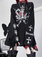 Y2K Dark Punk Long Sleeve T-shirt