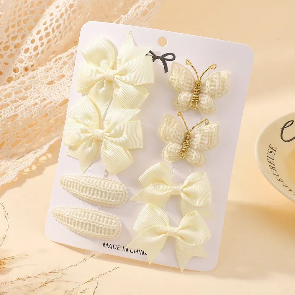 BABY BOWS 8Pcs/Set Butterfly Hair Clips