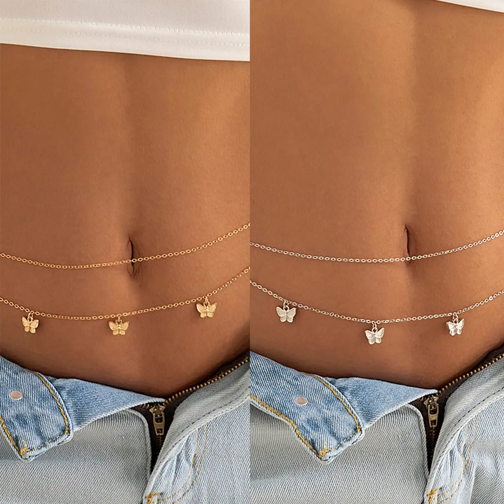 Classic Cute Butterfly Waist Belly Chain