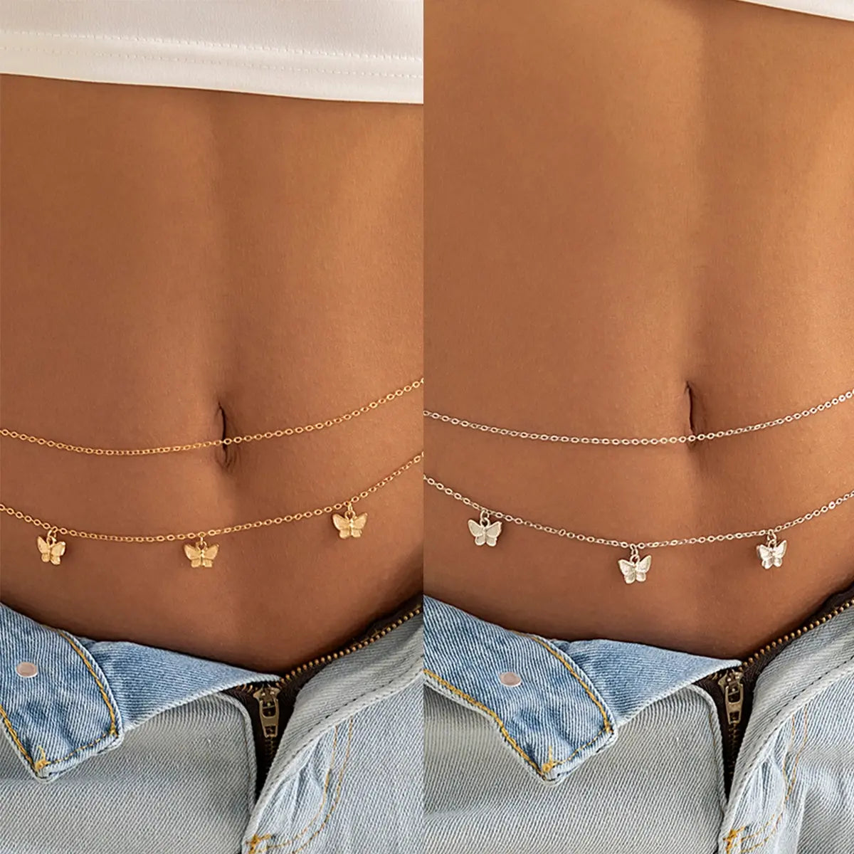 Classic Cute Butterfly Waist Belly Chain