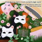 31 Pcs Therian Mask diy Kit