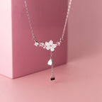 Cherry Blossoms Flower Necklace