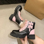 High Platform  Laces Boots