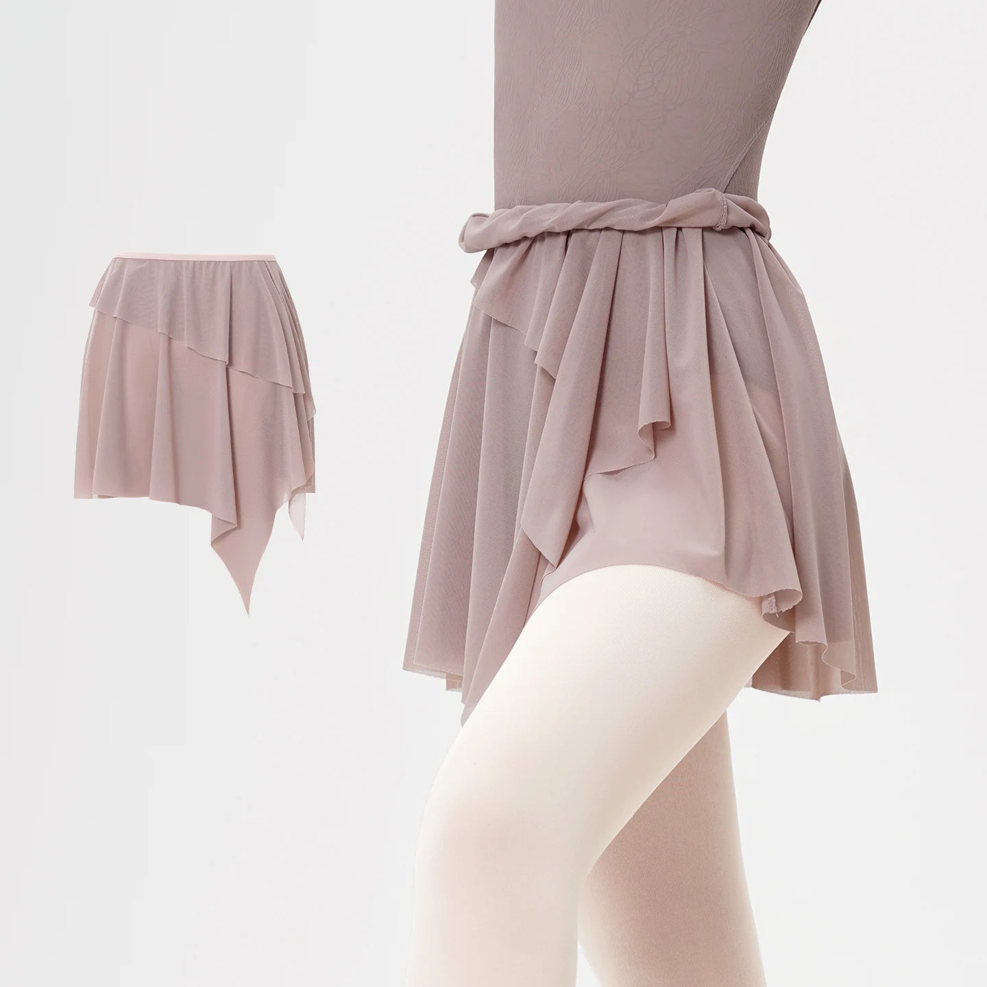 Soft Irregular  Mesh Ballet Skirts