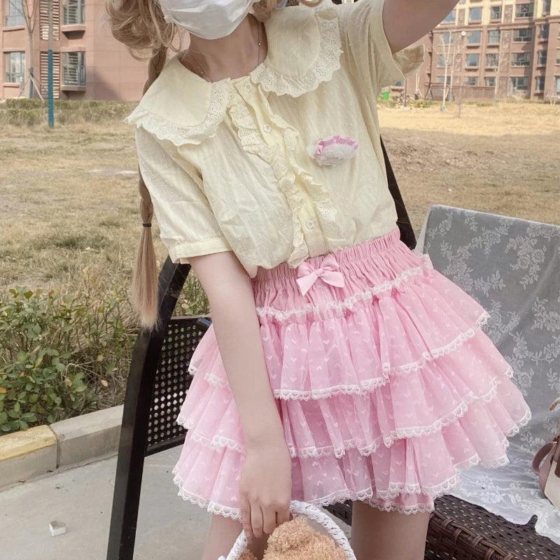 Harajuku Sweet Lace Lolita Shorts/Skirt