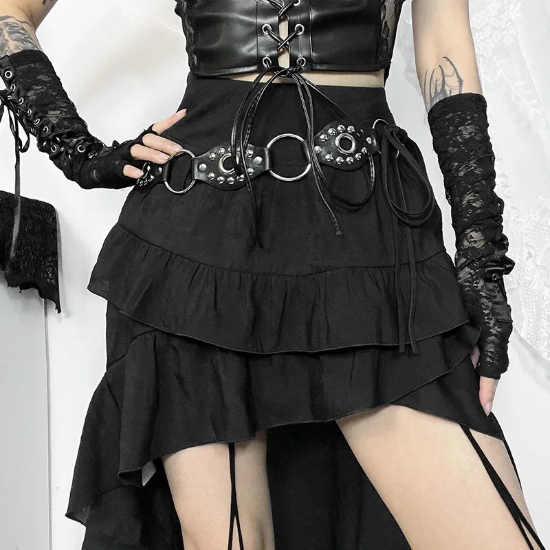 Gothic Dark Irregular Skirts