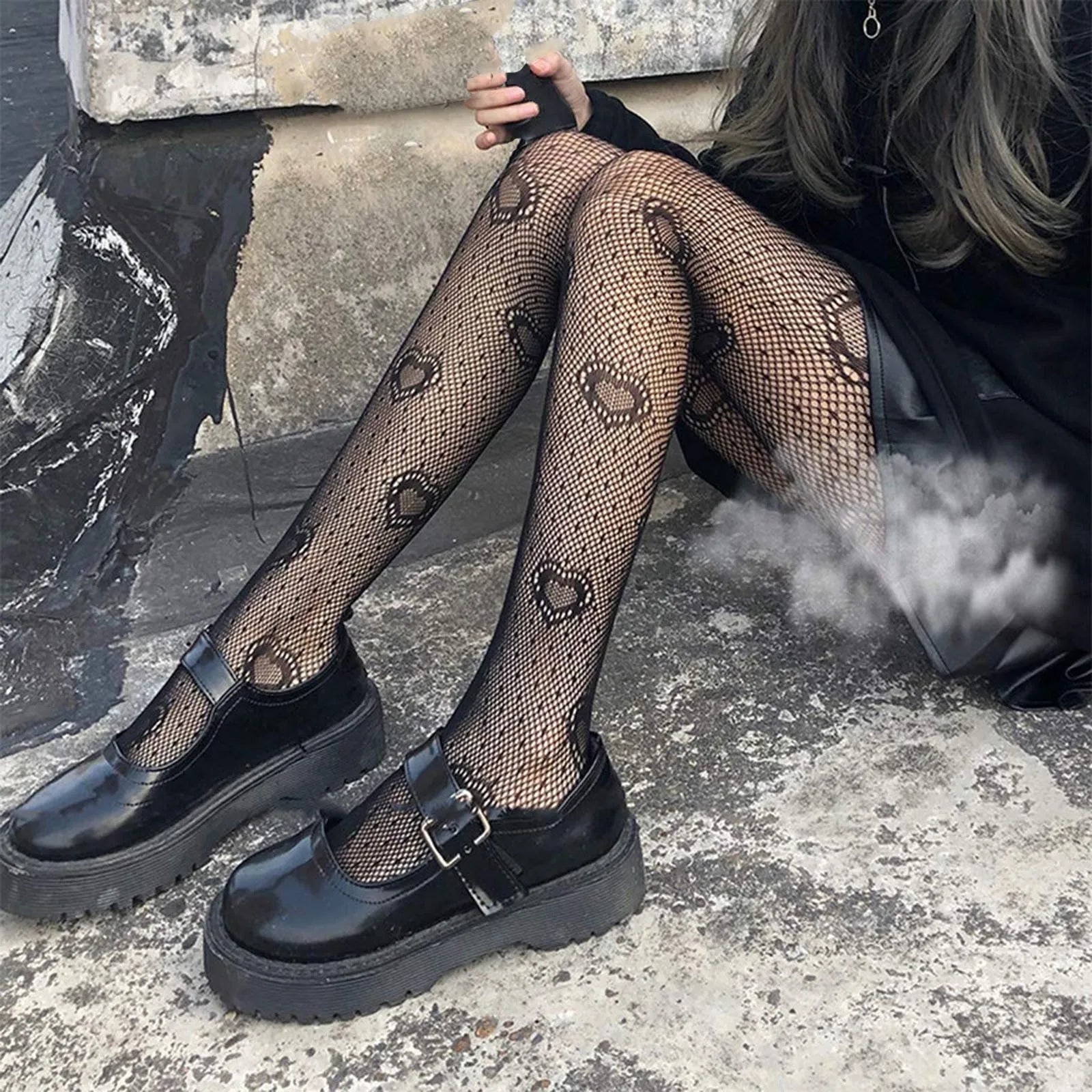 Kawaii/Gothic Fishnet
