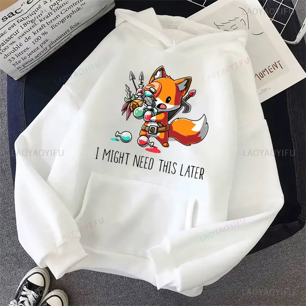 Cute I Don't Give A FoxHoodie