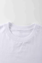 Casual Daily Basics Crop Tee Shirt