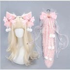 Lace Bow  Cat Ears
