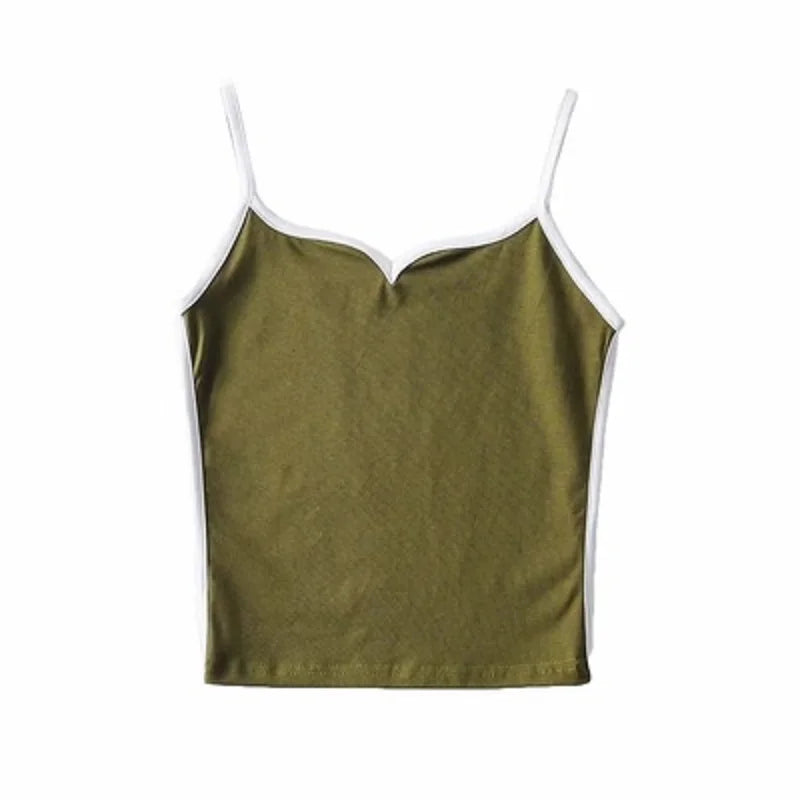 casual v neck crop top