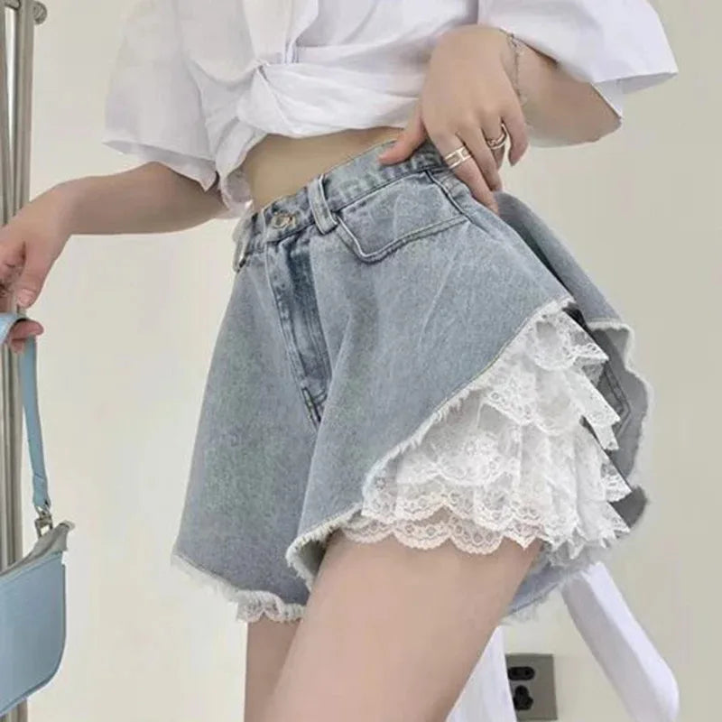 Pleated Safety Shorts
