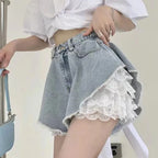 Pleated Safety Shorts