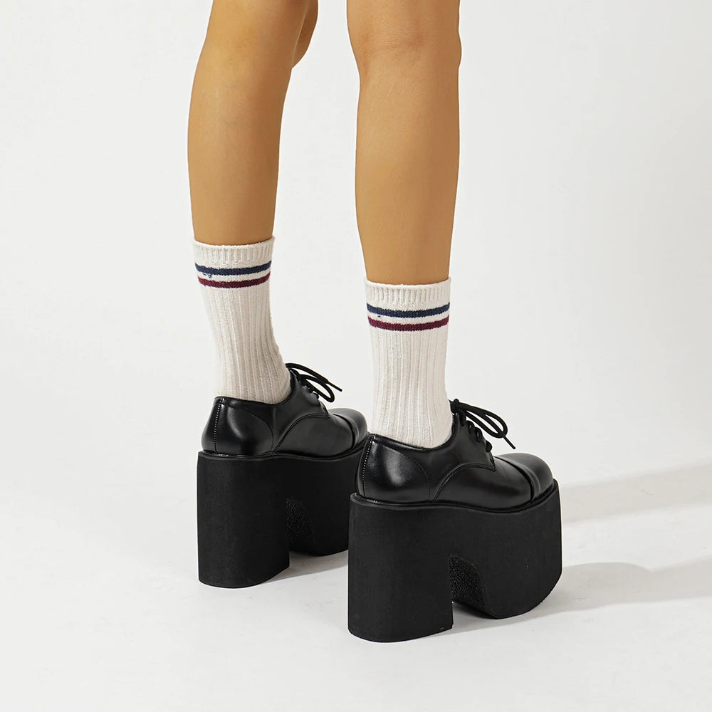 Chunky Heeled Pumps