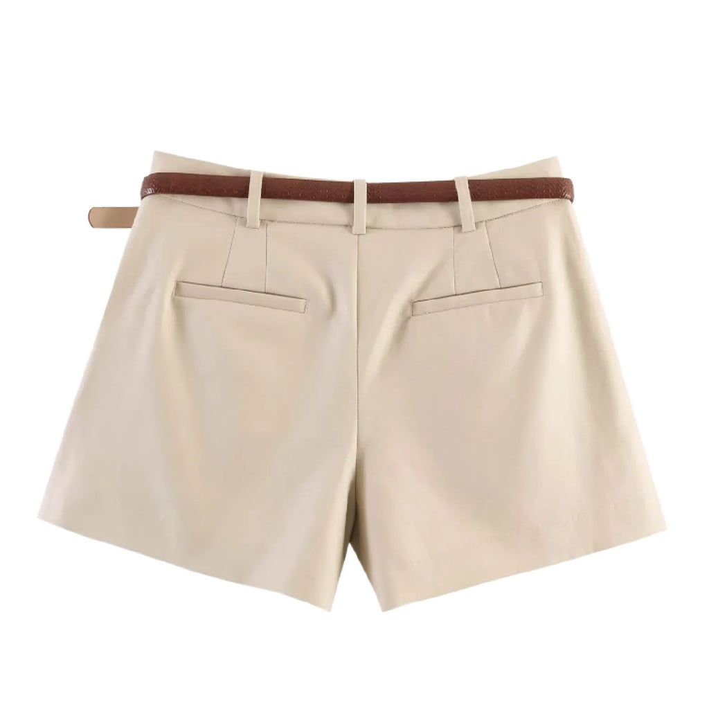 Elegant  High Waist Shorts