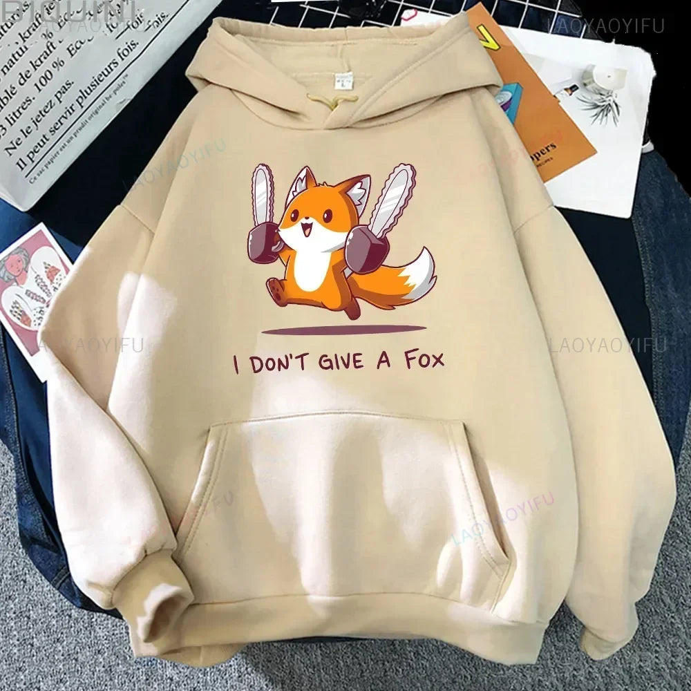 Cute I Don't Give A FoxHoodie
