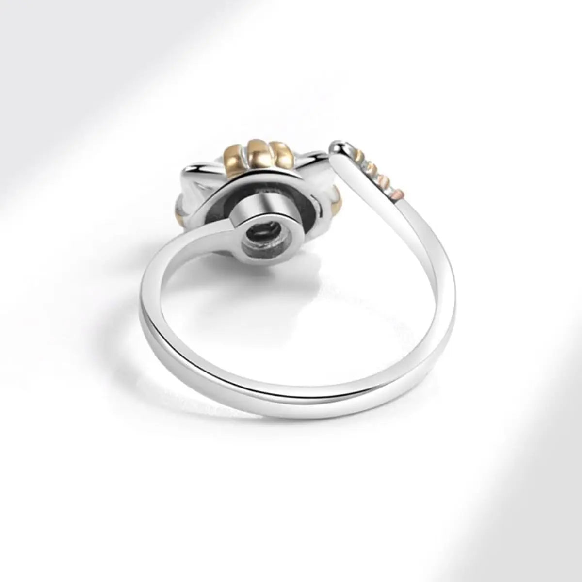 Cute Cartoon Cat Spinning Ring