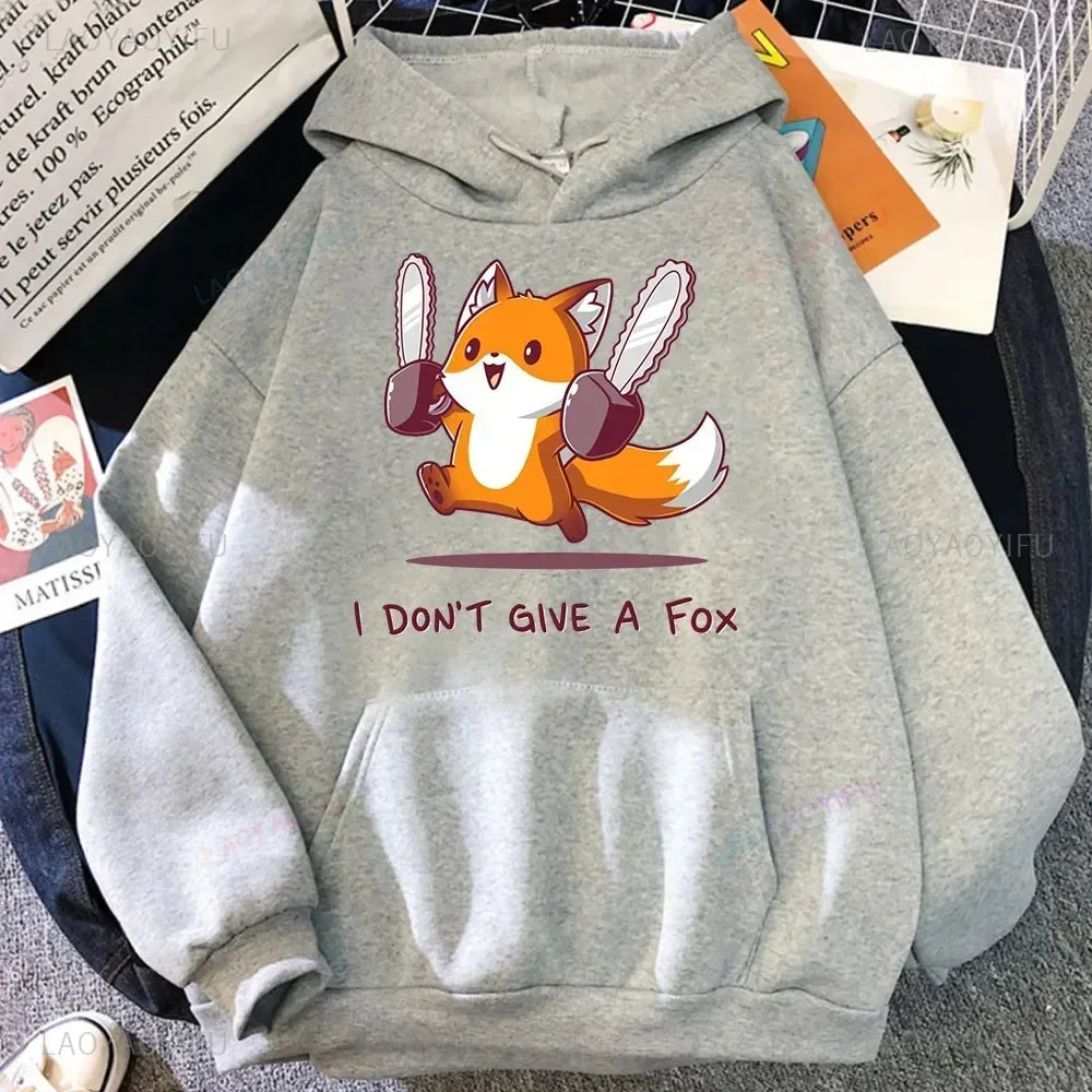 Cute I Don't Give A FoxHoodie