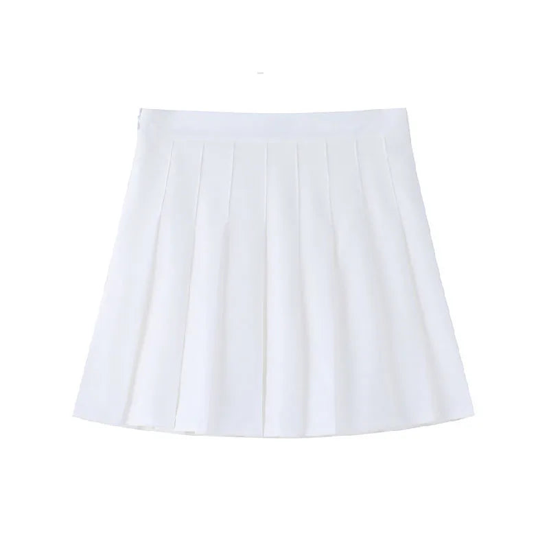 Summer Mini Skirts Pleated