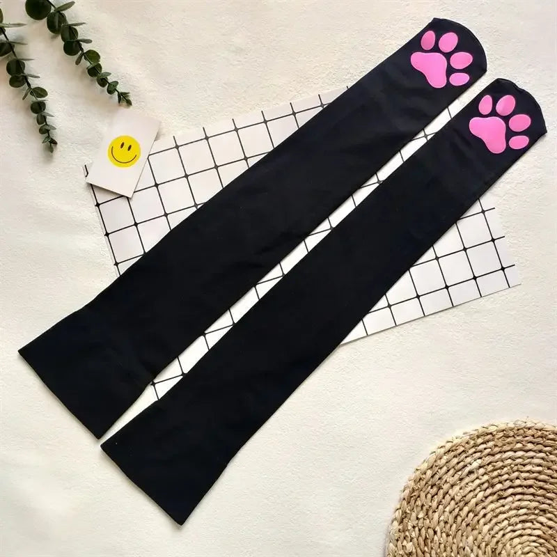 Cat Paw Thigh Highs