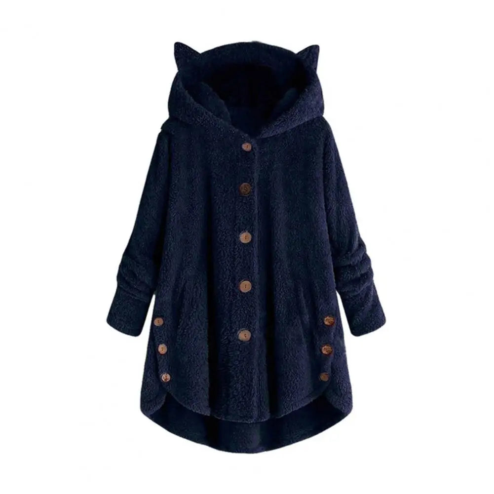 Cat's Ears Fleece Hoodie
