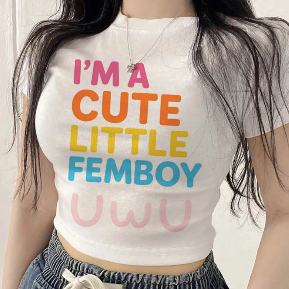 Femboy crop top
