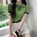 Polo  Knitted Short Sleeves T-shirt