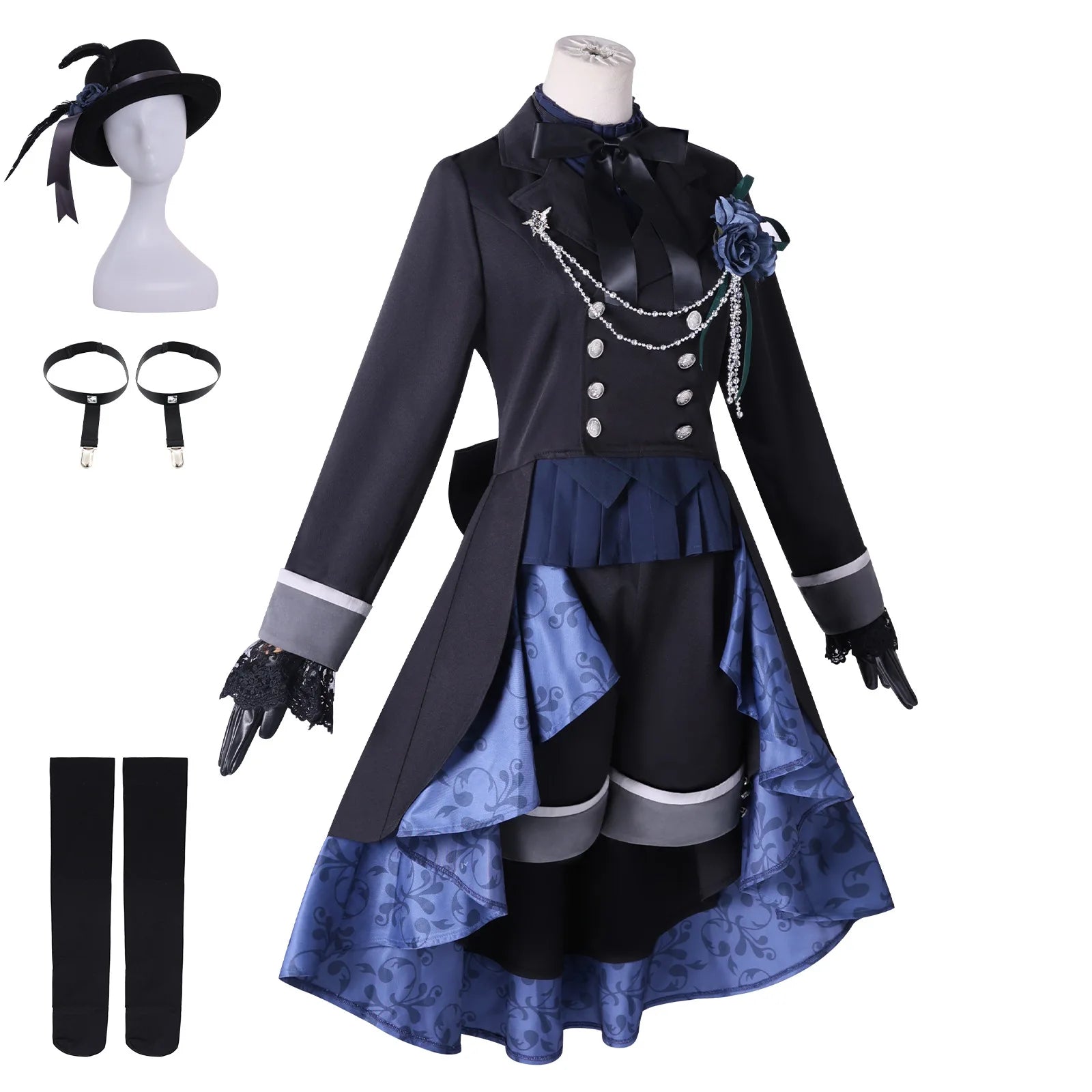 Black Butler Ciel Phantomhive Cosplay Costume