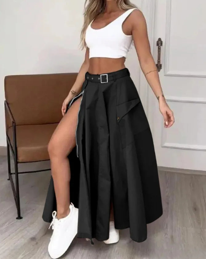 Elegant  Long Irregular Skirt