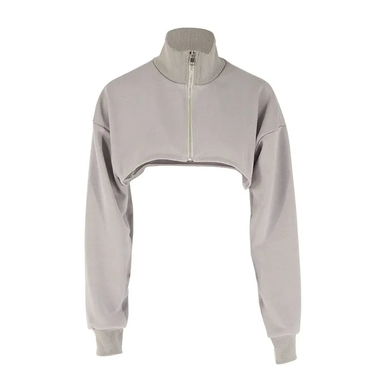 Turtleneck Long Sleeve Coat T-shirt