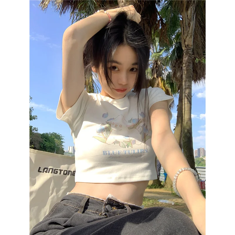 Y2K  Kawaii Crop Top