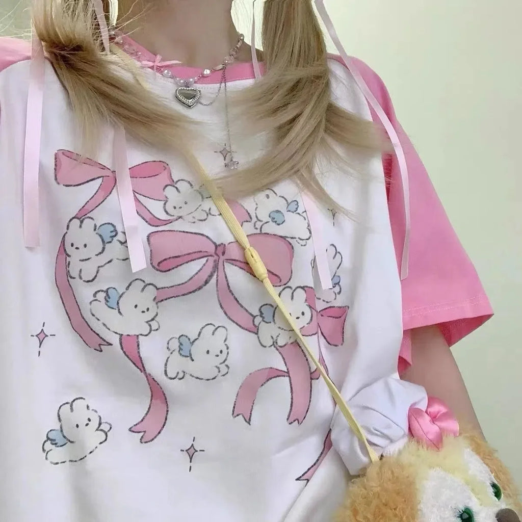 Cute Style  Short Sleeve  T-shirt